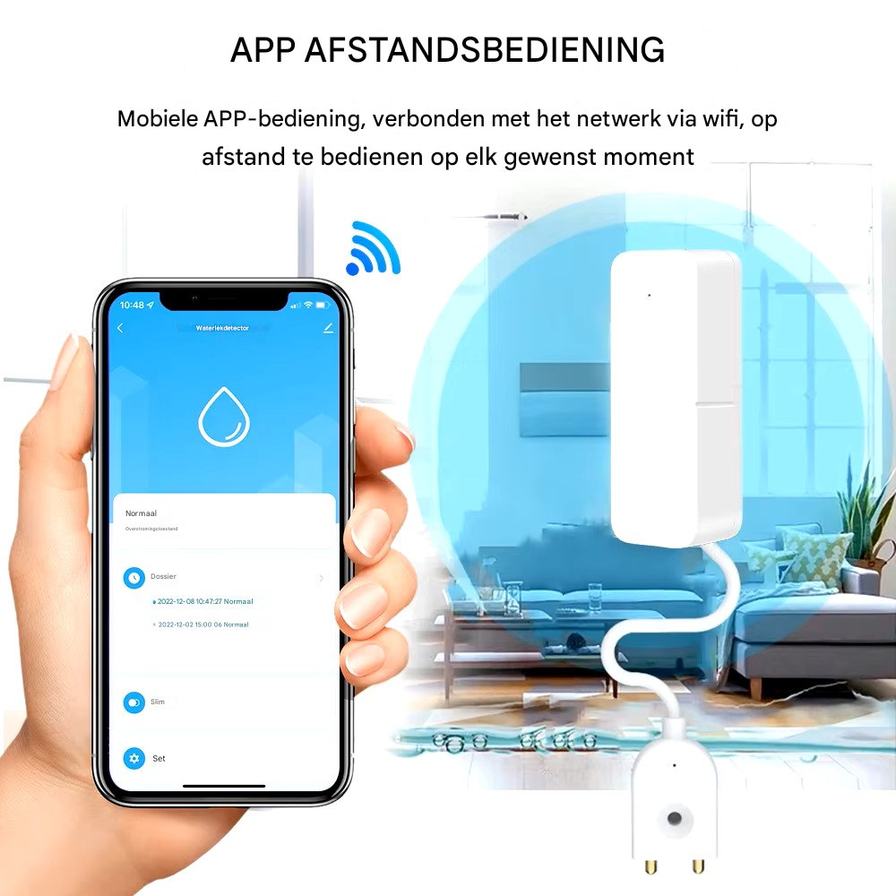 Slimme waterlekkage alarm - Afbeelding 3